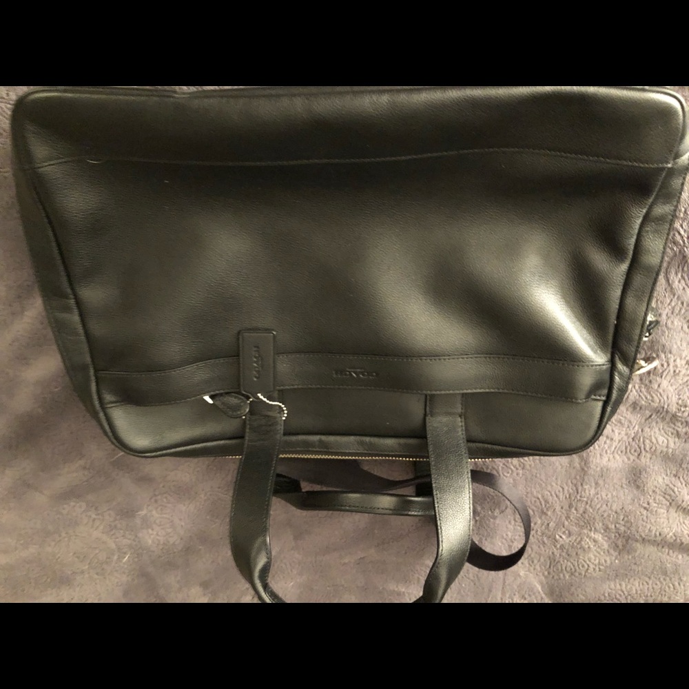 Coach leather briefcase
